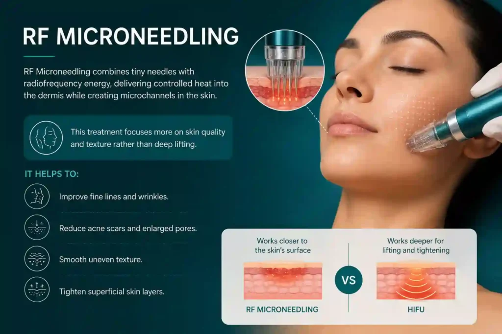 What Does RF Microneedling Do That HIFU Alone Cannot West Drayton